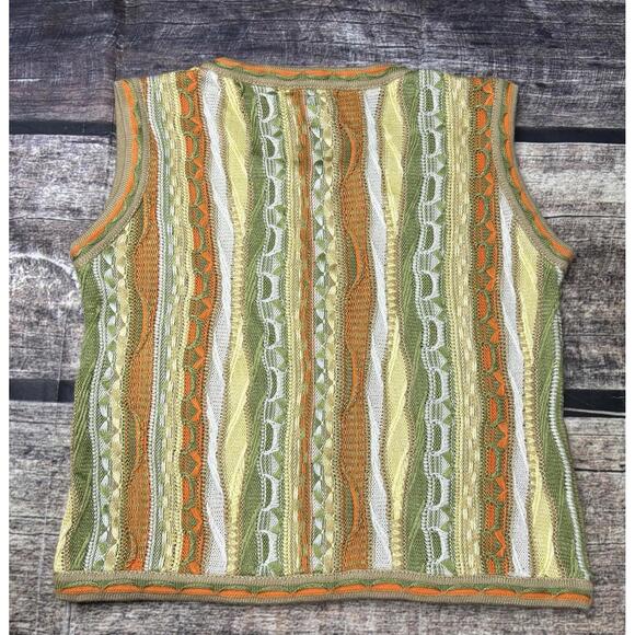 VTG Coogi Sweater Set Womens Small Vest Pants 3D Knit Acrylic Bundle 90s - Picture 4 of 15